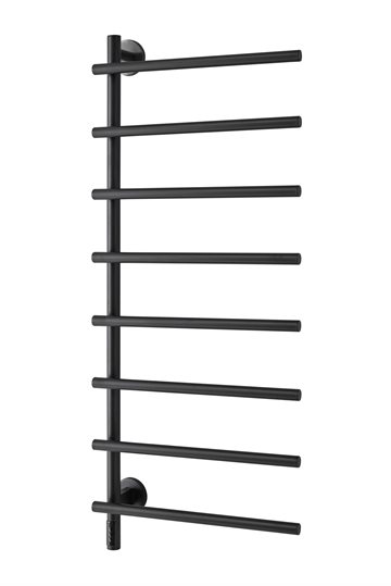 Cassøe Lazio el-håndklædetørrer 1200 x 500 mm, mat sort