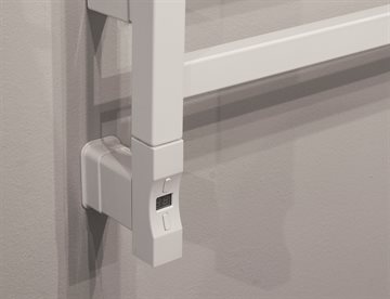 Kriss Nuvo 2 el-varmelegeme 300watt, firkantet profil, hvid