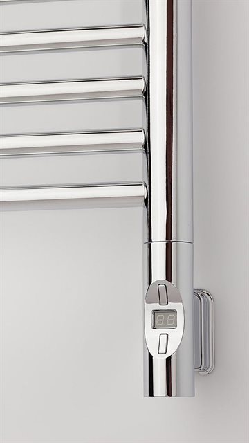 Kriss Nuvo elvarmeelement med rund profil & boostfunktion 300 watt Krom