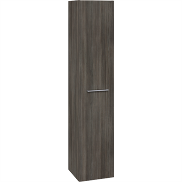 Dansani Mido højskab m/låge - sort struktur