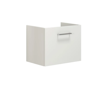 Dansani Mido underskab 52 cm med en skuffe - Mat hvid