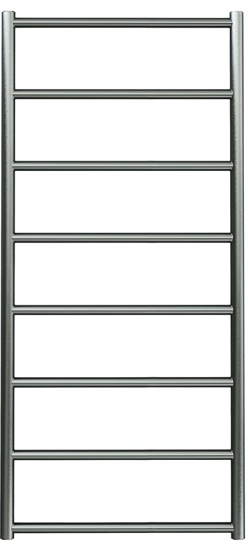 Kriss Polaris håndklæderadiator 1122x503mm børstet rustfrit stål