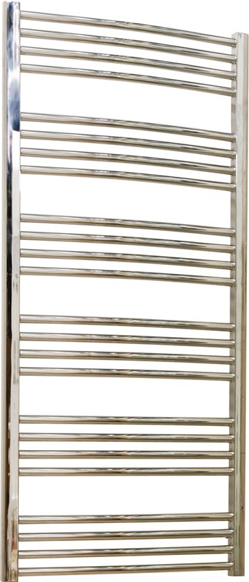 Kriss Round håndklædetørrer 1320 x 600 mm, Krom