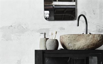 Cassøe Rustico 40 fritstående bowlevask i natursten