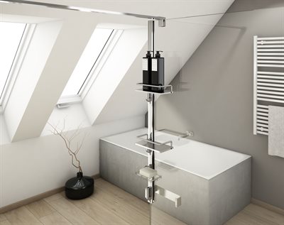 SMART opbevaring - til glasmontering - mat sort