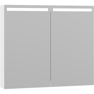 Dansani Mido Spejlskab med integreret belysning i top 80 cm - fås i flere farver