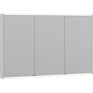 Dansani Panorama spejlskab 120 cm med lysstyring og lys i top og bund - Fås i flere farver