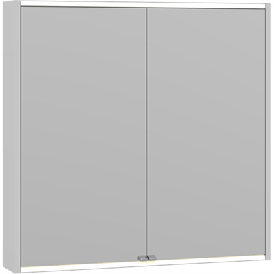 Dansani Panorama spejlskab 80 cm med lysstyring og lys i top og bund - Fås i flere farver