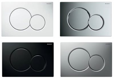 Geberit Sigma 01 Round betjeningsplade - fås i flere varianter