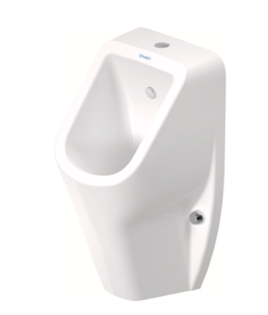 D-code urinal med dyse tilslutning fra oven