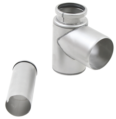 Blücher Waterline udløbsdel, Ø50mm vandret