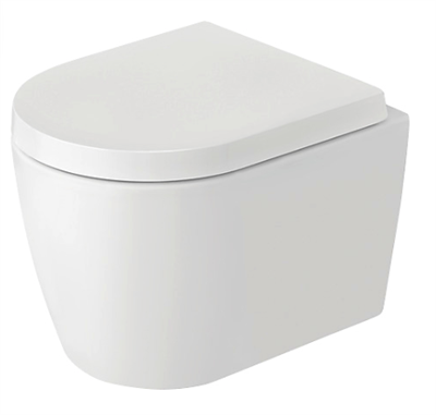 Duravit Me by Starck compact rimless vægtoilet i hvid mat
