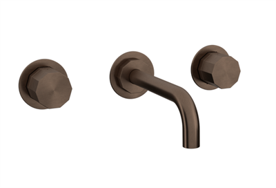 Toni Déca Indbygget 2-grebsarmatur, 150mm-tud i bruneret messing