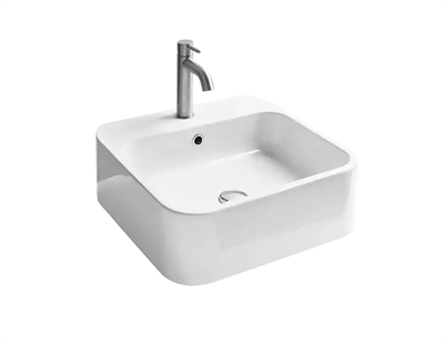 Lavabo Cosa 48 håndvask 48 x 48 cm m/hanehul, hvid