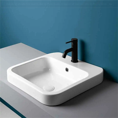 Lavabo Cosa 48 indbygget håndvask 48 x 48 cm m/hanehul, hvid