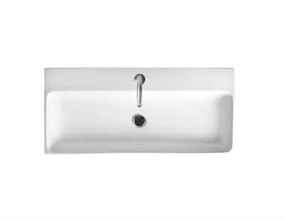 Lavabo 100 håndvask 100 x 45 cm m/hanehul, hvid