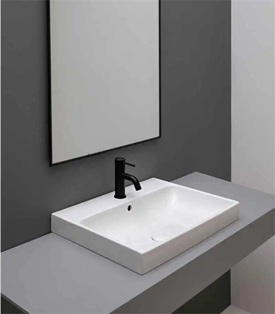Lavabo 60 håndvask 60 x 45 cm m/hanehul, hvid