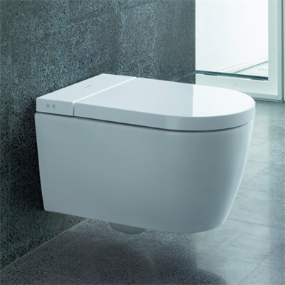 Duravit Starck f Plus SensoWash douchetoilet, uden skyllekant, hvid