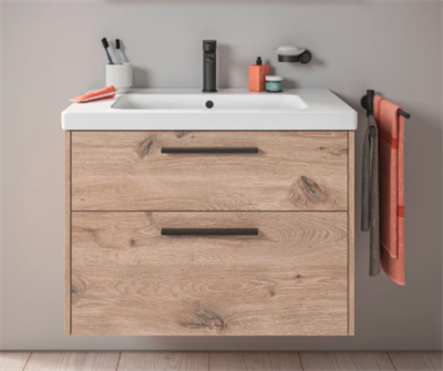 Duravit D-Code vaskeskab, 784x460 mm, eg