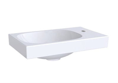 Geberit Acanto håndvask 400x115x250mm t/møbel/bolt hvid porcelæn KeraTect