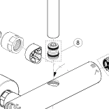 Ideal Standard reservedel punkt 8 - (Ingen returret)
