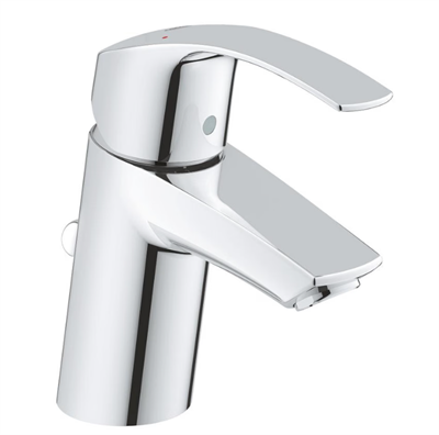 Grohe Eurosmart vandhane til håndvask S-Size med Bundventil - krom