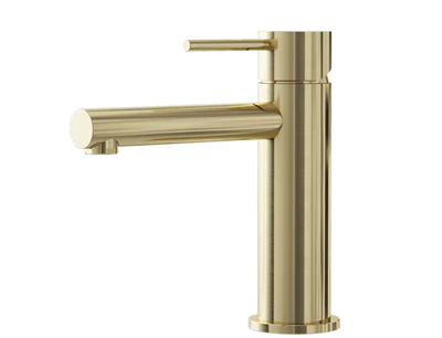 LAVABO Mira 155 RS slim håndvaskarmatur i Børstet messing PVD