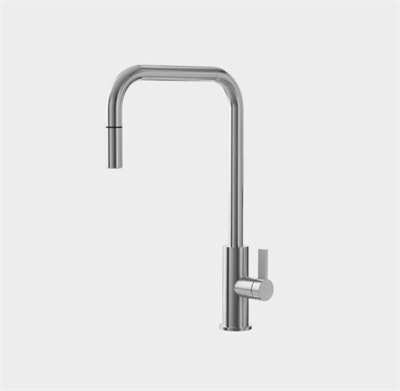 Lavabo ALKYMIST 588 RS SQUARE KØKKENARMATUR M/UDTRÆK, RUSTFRIT STÅL