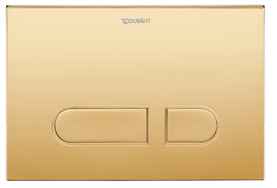 Duravit DuraSystem - Skylleplade, Guld Poleret