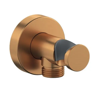 Duravit slangeudtag med bruseholder børstet bronze