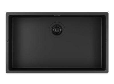 Lavabo Kubus 700 Soft Køkkenvask 74x44 cm i PVD Matsort