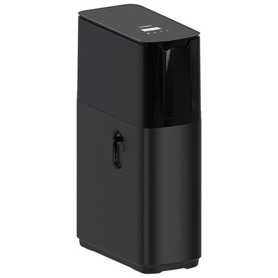 Aqua Danmark Slim SOFT 9, Kapacitet til 5 personer, sort 
