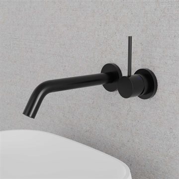 Primy Steel Harmonized 1 håndvaskarmatur for indbygning - Shadow (sort)