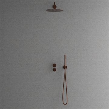 Scandtap termostat brusearmatur f/indbygning - Amber (kobber look)