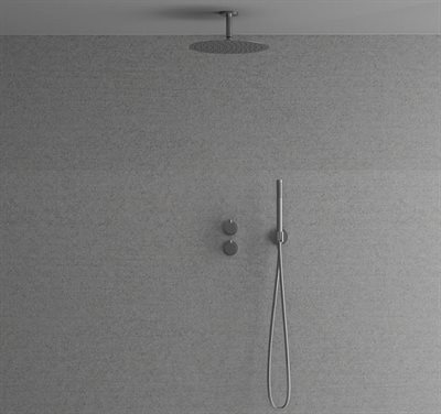 Scandtap termostat brusearmatur f/indbygning m/loftsbruser - Vælg farve