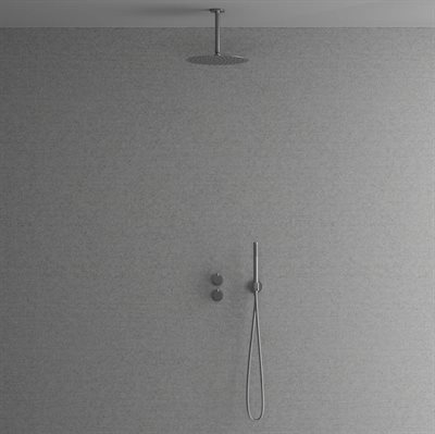 Scandtap termostat brusearmatur f/indbygning m/lang loftsbruser - Vælg farve