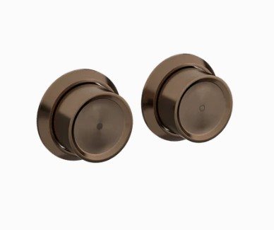 Toni Copenhagen skylleknapper i poleret krom