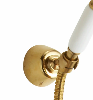 Lavabo Retro Bruseholder massiv messing (patinere)