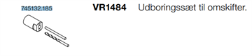 Vola VR1484 Udboringssæt til omskifter. 