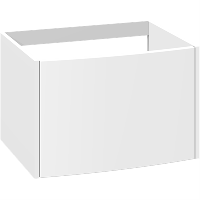 Dansani You Vintage Vaskeskab 60 cm med skuffe og buet front