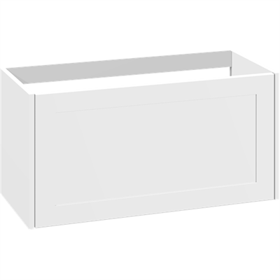 Dansani You Classic Vaskeskab 80 cm med en ramme skuffe - dybde 35 cm - fås i flere farver.