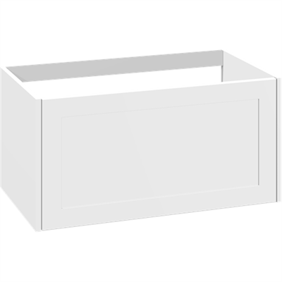 Dansani You Classic Vaskeskab 80 cm med rammefront - højde 40 cm - fås i flere farver