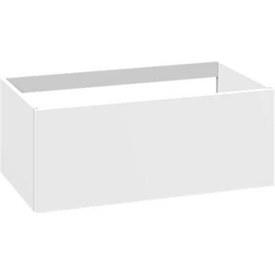 Dansani You Urban Vaskeskab 80 cm med udskæring i skuffe for afløb - højde 32 cm - fås i flere farver