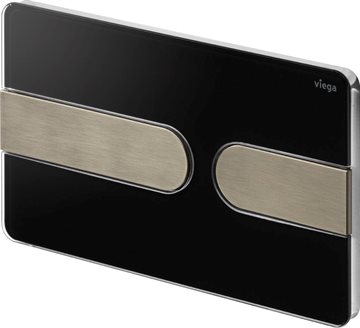 Viega Prevista Visign for Style 23 WC-betjeningsplade, Sort / stål