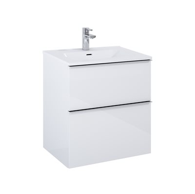 Wilma møbelpakke med skuffer - 60x45 cm, Hvid Blank