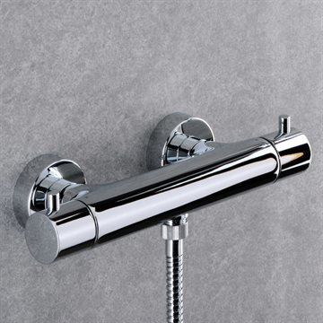 LAVABO Argo brusearmatur m/termostat og rosetter - Krom