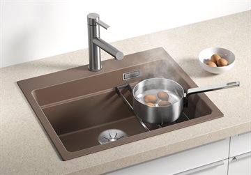 Blanco Etagon 6 UXI køkkenvask 60x51cm i Silgranit Kaffe