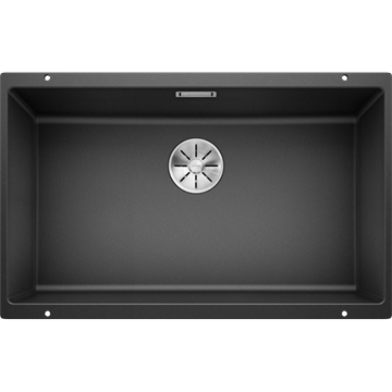 BLANCO SUBLINE 700-U antracit UXI 700x400mm, SILGRANIT Antracit 