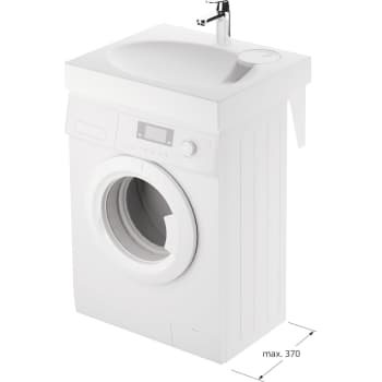Claro "mini" Pakken komplet  med Håndvask, Vaskemaskine og GROHE  Håndvaskarmatur