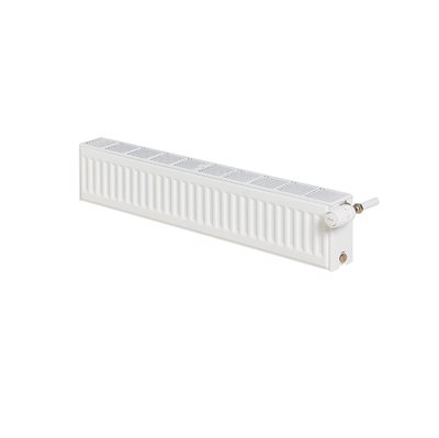 Stelrad Compact All In Plinth Dobbeltplade Lavkonvektor 20 x 100 cm - ca. til 7 kvm